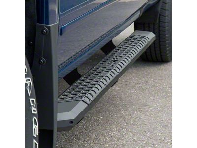 AdvantEDGE 5.50-Inch Side Step Bars; Carbide Black (20-25 Silverado 2500 HD Crew Cab)