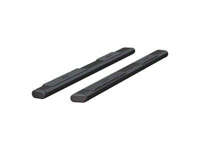 6-Inch Oval Side Step Bars without Mounting Brackets; Black (07-19 Silverado 2500 HD Extended/Double Cab; 07-24 Silverado 2500 HD Crew Cab)