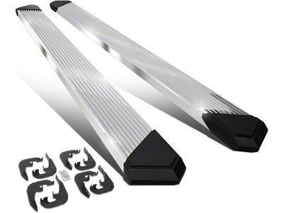 6-Inch Running Boards; Stainless Steel (20-24 Silverado 2500 HD Crew Cab)