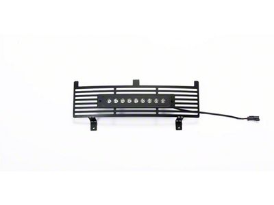 Putco Bar Design Lower Bumper Grille Insert with 10-Inch Luminix Light Bar; Black (15-19 Silverado 2500 HD)