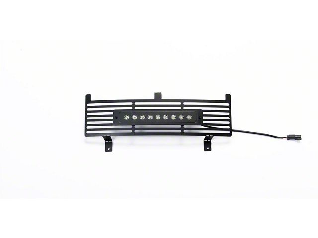Putco Bar Design Lower Bumper Grille Insert with 10-Inch Luminix Light Bar; Black (15-19 Silverado 2500 HD)