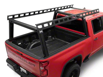 Base K2 Over Cab Rack; Black (07-25 Silverado 2500 HD w/ 6.50-Foot & 6.90-Foot Standard Box)