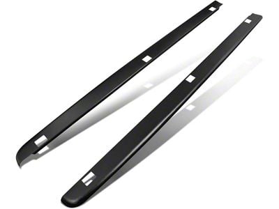 Bed Rail Caps with Stake Hole Openings (07-14 Silverado 2500 HD w/ 8-Foot Long Box)