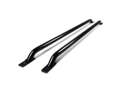 Bed Rails; Black (07-14 Silverado 2500 HD w/ 8-Foot Long Box)
