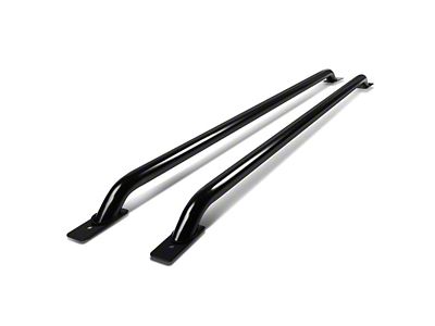 Bed Rails; Black (07-14 Silverado 2500 HD w/ 8-Foot Long Box)