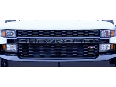 Putco Black Platinum Grille Insert Letters (20-25 Silverado 2500 HD)