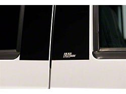 Putco Black Platinum Pillar Posts (20-24 Silverado 2500 HD Double Cab, Crew Cab)