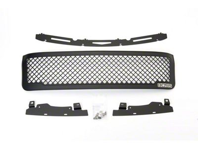 Putco Boss Mesh Upper Grille Insert; Black (11-14 Silverado 2500 HD)