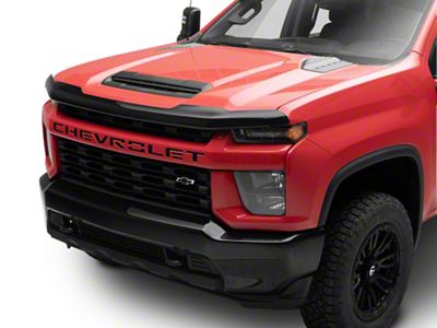 Bugflector II Hood Shield; Dark Smoke (20-24 Silverado 2500 HD)