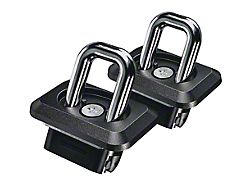 Bullet Inner Bed Retractable Tie-Down Anchors; Set of Two (07-24 Silverado 2500 HD)