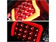 C-Bar LED Tail Lights; Black Housing; Smoked Lens (07-14 Silverado 2500 HD)