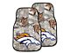 Carpet Front Floor Mats with Denver Broncos Logo; Camo (Universal; Some Adaptation May Be Required)