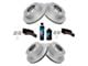 Ceramic Performance 8-Lug Brake Rotor, Pad, Brake Fluid and Cleaner Kit; Front and Rear (12-19 Silverado 2500 HD)