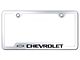 Chevrolet Laser Etched Cut-Out License Plate Frame (Universal; Some Adaptation May Be Required)
