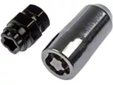 Chrome Duplex Acorn Wheel Lug Nut Locks; M14x1.50; Set of 4 (07-26 Silverado 2500 HD)