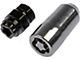 Chrome Duplex Acorn Wheel Lug Nut Locks; M14x1.50; Set of 4 (07-24 Silverado 2500 HD)