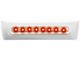 Chrome LED Non-Locking Tailgate Handle; Red LED; Clear (07-14 Silverado 2500 HD)