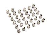 Chrome OEM Style Lug Nut Kit; 14mm x 1.5; Set of 32 (07-26 Silverado 2500 HD)