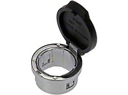 Cigarette Lighter Plug Retainer; Chrome (07-14 Silverado 2500 HD)