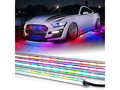 ColorTRAIL HD Aluminum Channel RGBW LED Undebody Kit (Universal; Some Adaptation May Be Required)