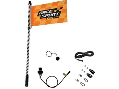 ColorTRAIL Offroad RGBW LED Whip; 4-Foot (Universal; Some Adaptation May Be Required)