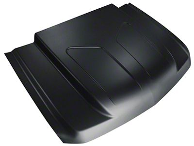 Cowl Induction Style Hood; Unpainted (07-10 Silverado 2500 HD)