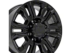 CV70B Black 8-Lug Wheel; 20x8.5; 47mm Offset (20-25 Silverado 2500 HD)