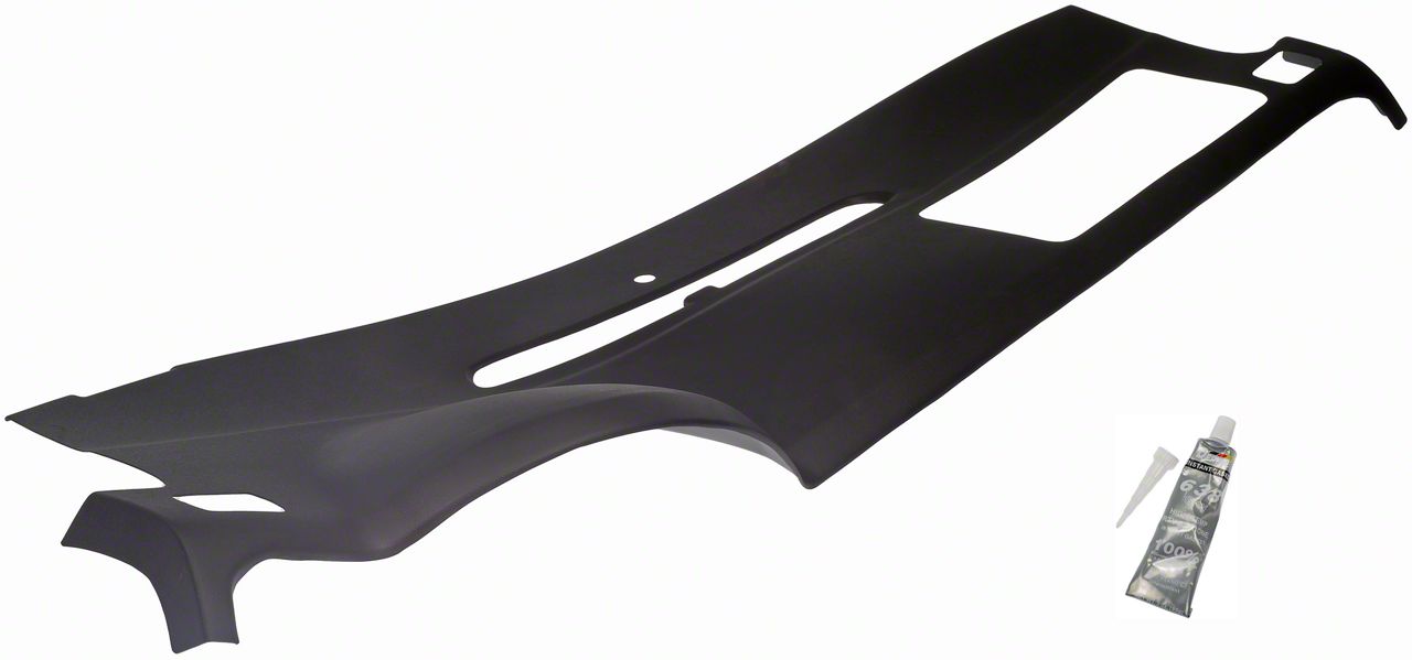 Perfect Fit Dash Cover Mat For 2007-2013 Chevy Silverado & GMC Sierra 1500/2500/3500 - 1-Piece, Black (Direct Replacement)