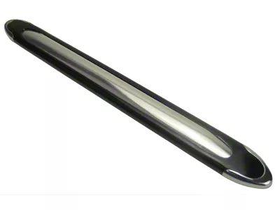 Deluxe Bumper Guards; Black/Chrome; 19.75-Inch (Universal; Some Adaptation May Be Required)