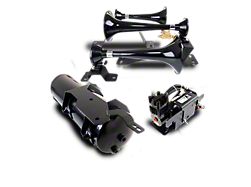 Direct Fit Onboard Air System and Model 230 Beast Triple Train Horn (20-25 Silverado 2500 HD)