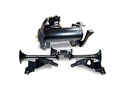 Direct Fit Onboard Air System and Model 730 Demon Triple Train Horn (07-19 Silverado 2500 HD Extended/Double Cab, Crew Cab)