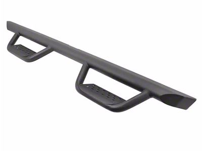 Go Rhino Dominator Xtreme D2 Side Step Bars; Textured Black (07-10 Silverado 2500 HD Extended Cab; 11-19 6.0L Silverado 2500 HD Extended/Double Cab)