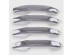 Door Handle Snap-On Covers; Chrome (15-19 Silverado 2500 HD Double Cab, Crew Cab)