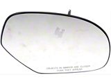 Door Mirror Glass; Plastic Backed; Right; Manual; With Single Glass (07-14 Silverado 2500 HD)