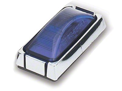 Dualie Style Tailgate Light; Blue (Universal; Some Adaptation May Be Required)