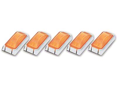 Dualie Style Tailgate Light Kit; Amber (Universal; Some Adaptation May Be Required)