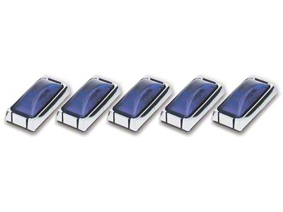 Dualie Style Tailgate Light Kit; Blue (Universal; Some Adaptation May Be Required)