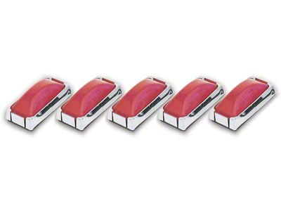 Dualie Style Tailgate Light Kit; Red (Universal; Some Adaptation May Be Required)