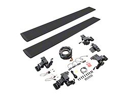 Go Rhino E-BOARD E1 Electric Running Boards; Protective Bedliner Coating (20-26 Silverado 2500 HD Crew Cab)