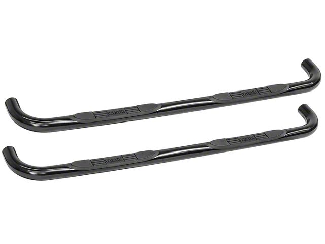 E-Series 3-Inch Nerf Side Step Bars; Black (15-19 Silverado 2500 HD Crew Cab)