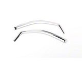 Putco Element Chrome Window Visors; Channel Mount; Front (15-19 Silverado 2500 HD Double Cab, Crew Cab)