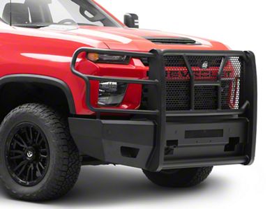 Elevation Front Bumper; Fine Textured Black (20-23 Silverado 2500 HD)