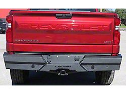 Elevation Rear Bumper; Fine Textured Black (20-25 Silverado 2500 HD)