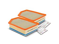 Engine Air Filter; Set of Two (20-24 6.6L Duramax Silverado 2500 HD)