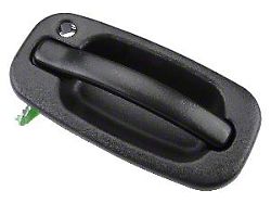 Exterior Door Handle; Front Driver Side; Textured Black (01-06 Silverado 2500 HD)