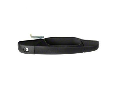 Exterior Door Handle; Front Passenger Side; Textured Black (07-14 Silverado 2500 HD)