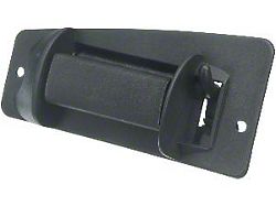 Exterior Door Handle; Rear Driver Side; Textured Black (01-06 Silverado 2500 HD Extended Cab)