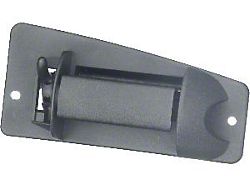 Exterior Door Handle; Rear Passenger Side; Textured Black (01-06 Silverado 2500 HD Extended Cab)