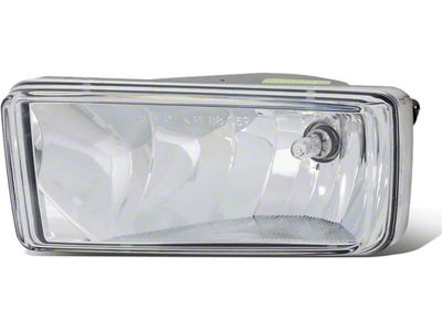 Factory Style Fog Light; Clear Lens; Driver Side (07-14 Silverado 2500 HD)