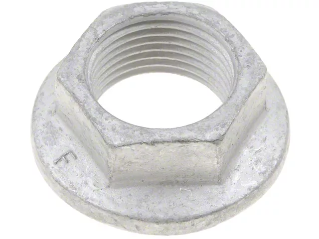 Flanged Hex Spindle Nut; M27-2.0; Hex Size 34mm (11-17 4WD Silverado 2500 HD)